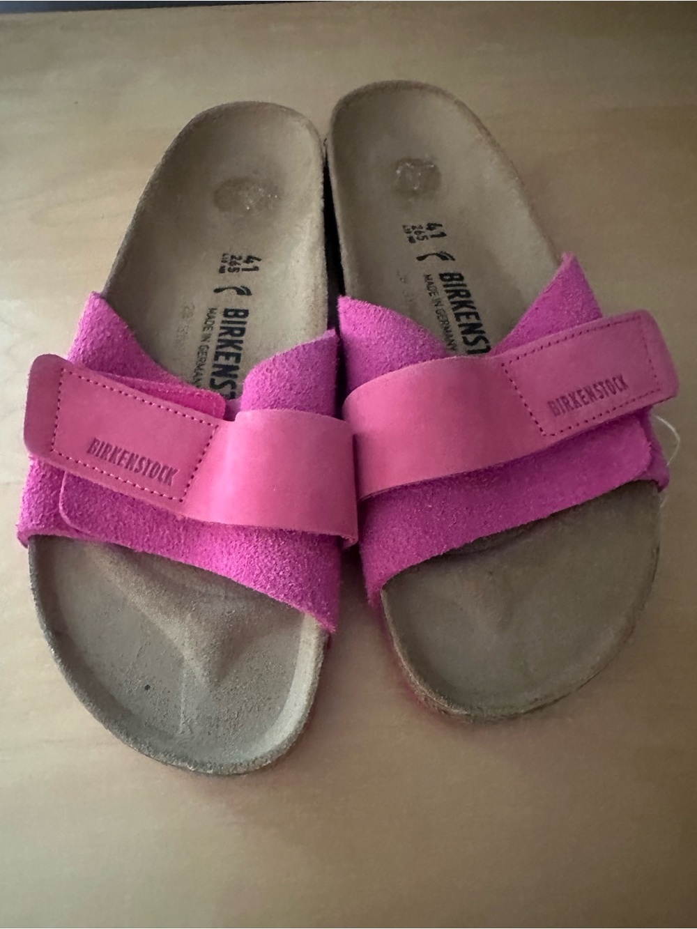 Birkenstock Uji Nubuck-Suede Leather Sandal 41/10.5 - Picture 7 of 10